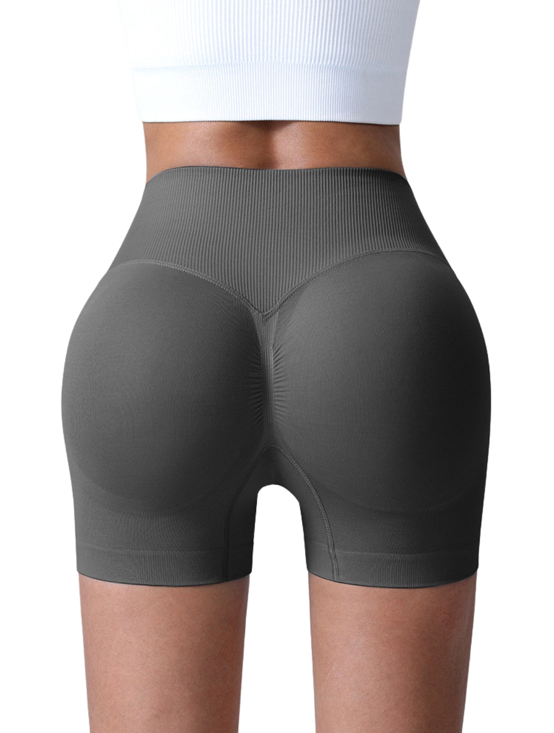 Shorts fruncidos Sculpt V-Cintura