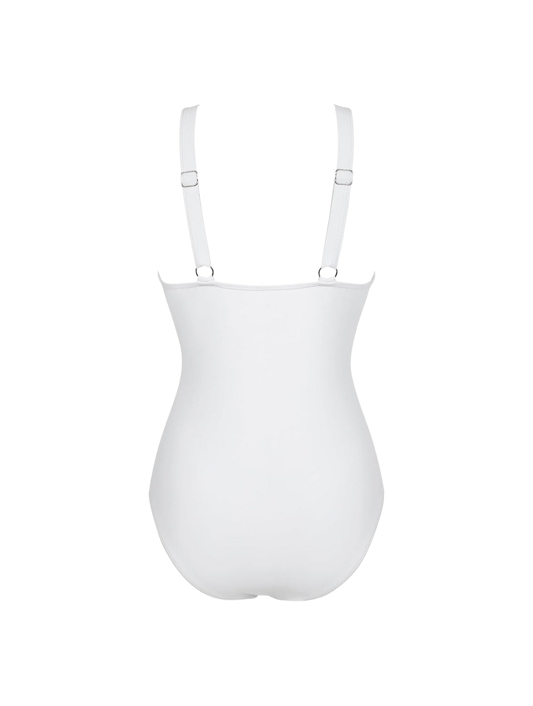 Traje Escultor con Escote en V y Malla