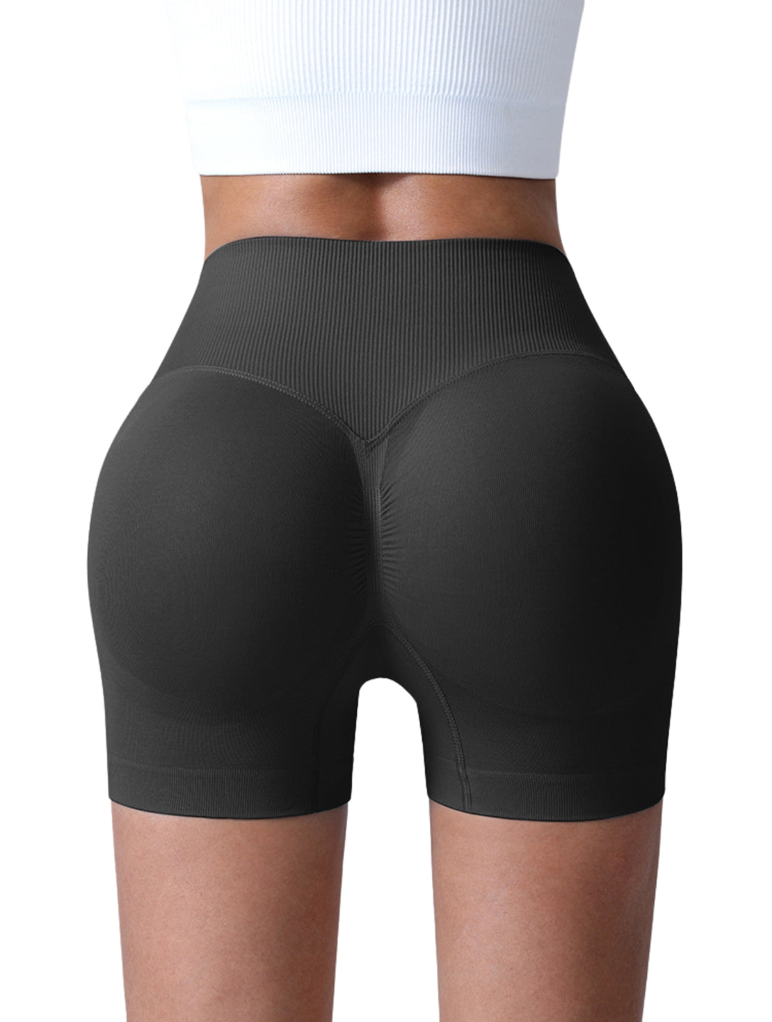 Shorts fruncidos Sculpt V-Cintura