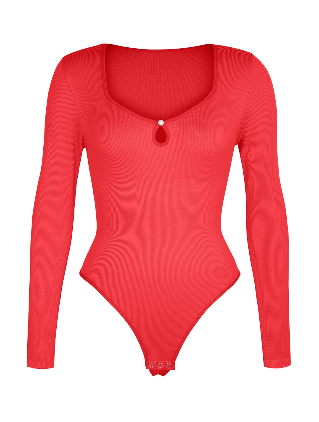 Body de tanga con escote redondo hueco