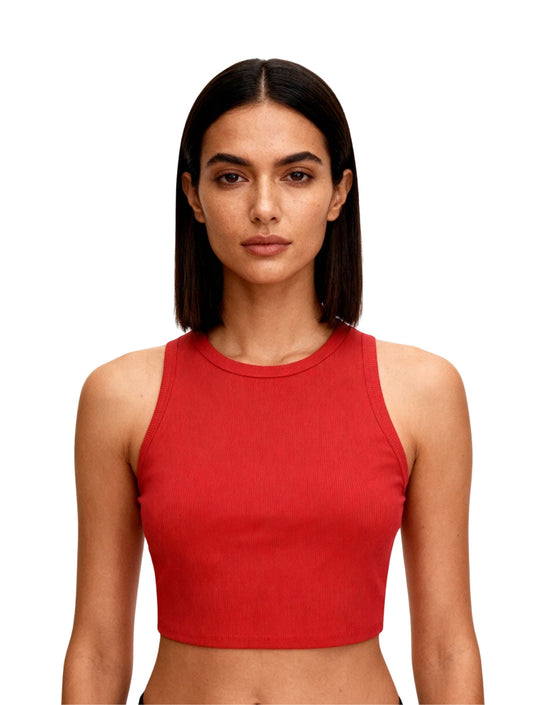 Top moldeador acanalado