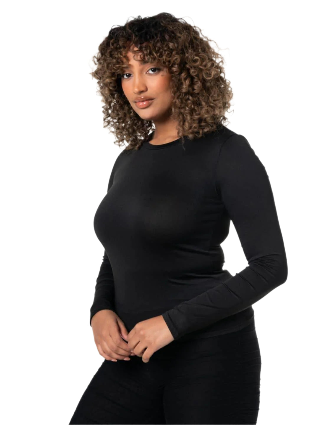 Camiseta de manga larga ajustada