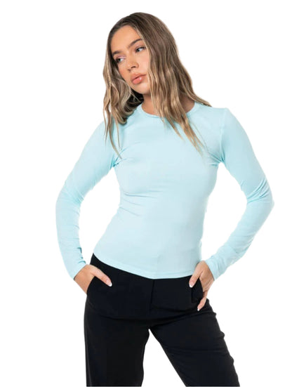 Camiseta de manga larga ajustada