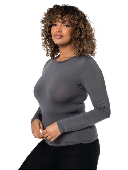 Camiseta de manga larga ajustada