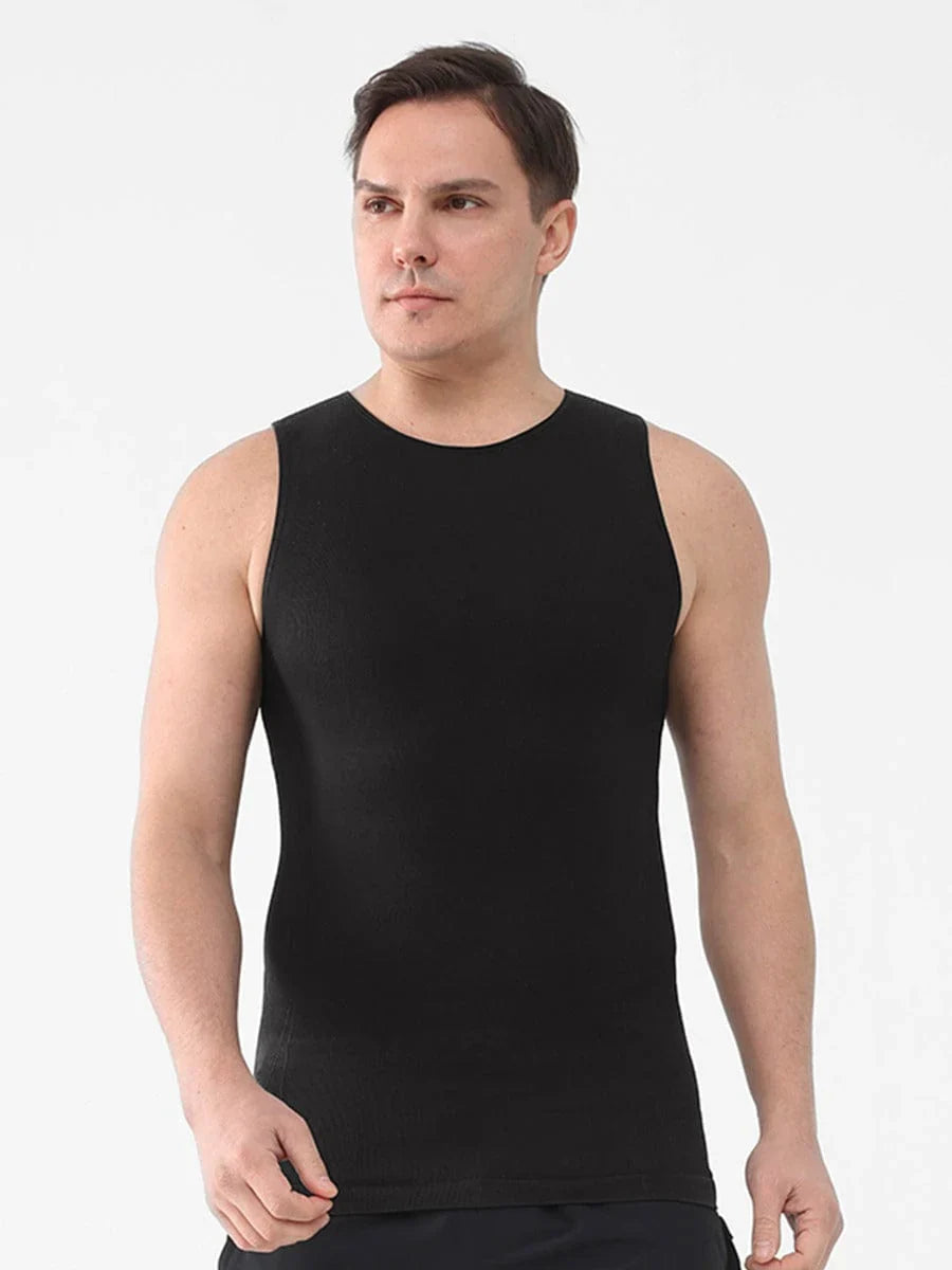 Top moldeador sin costuras para hombre