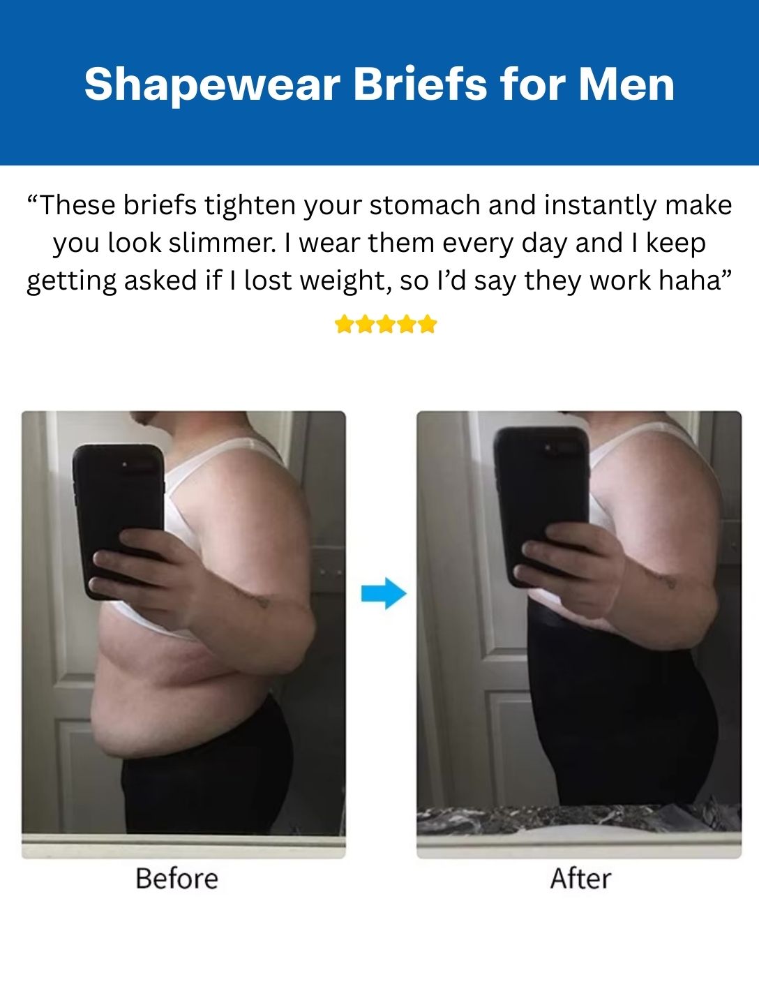 Calzoncillos Moldeadores para Hombre
