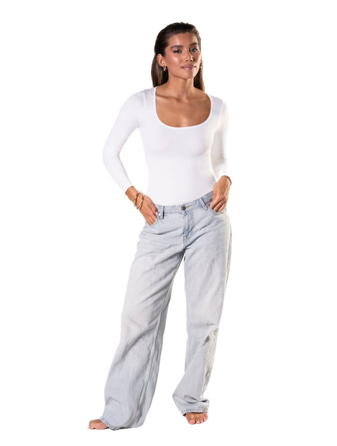 Body de manga larga con tanga