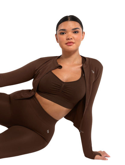 Chaqueta Sculpt con Cremallera