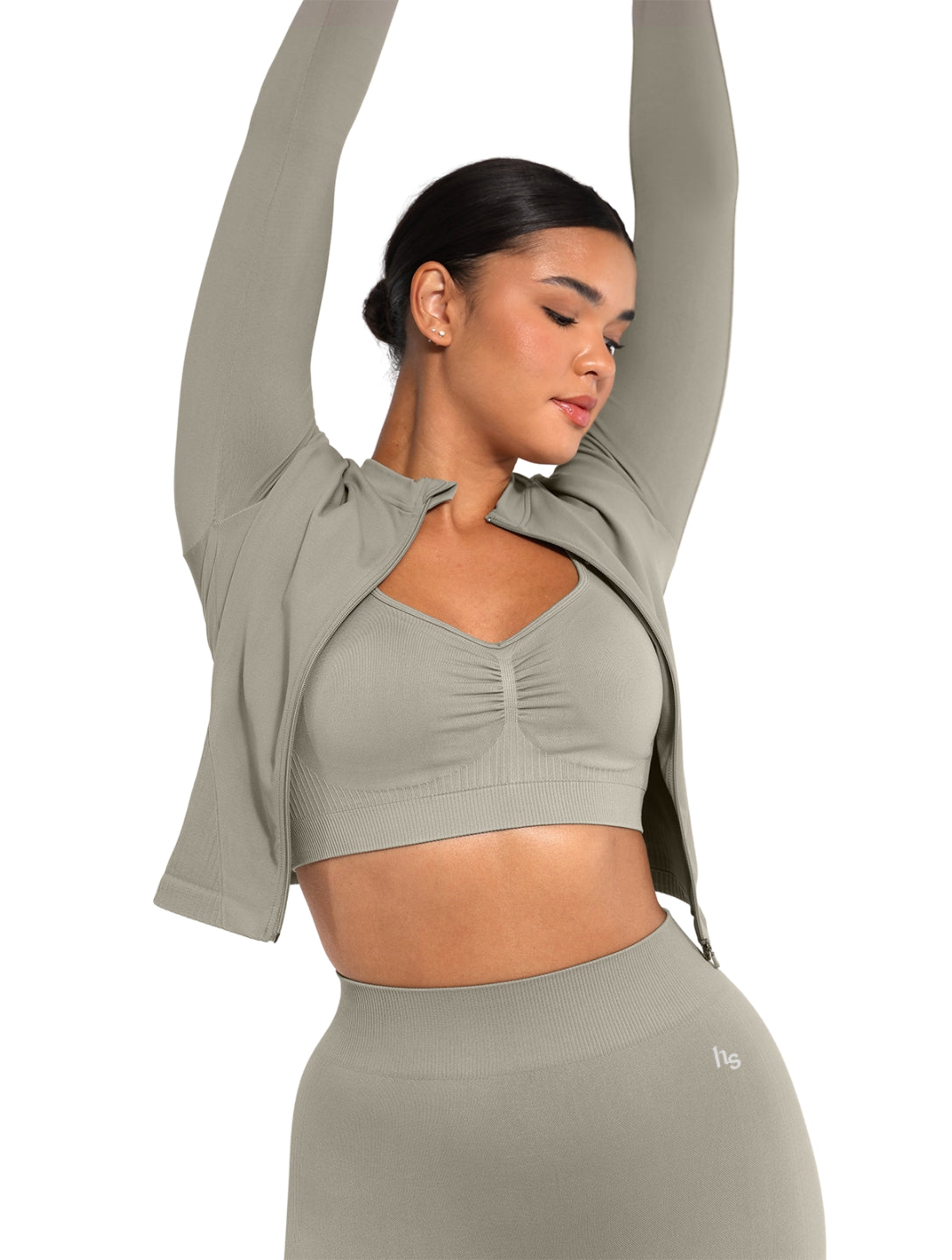 Chaqueta Sculpt con Cremallera