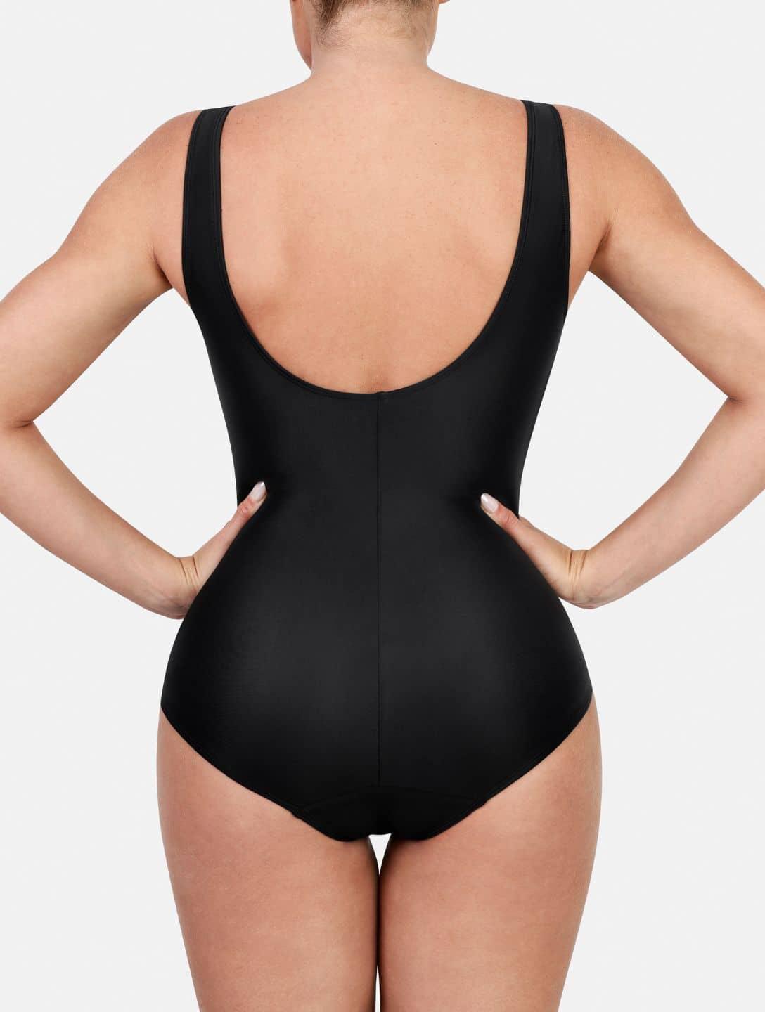 Traje de baño Shapewear con cuello en V